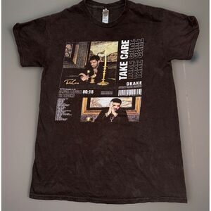 Men's 2012 Drake take care album‎ Graphic Shirt Small Black
